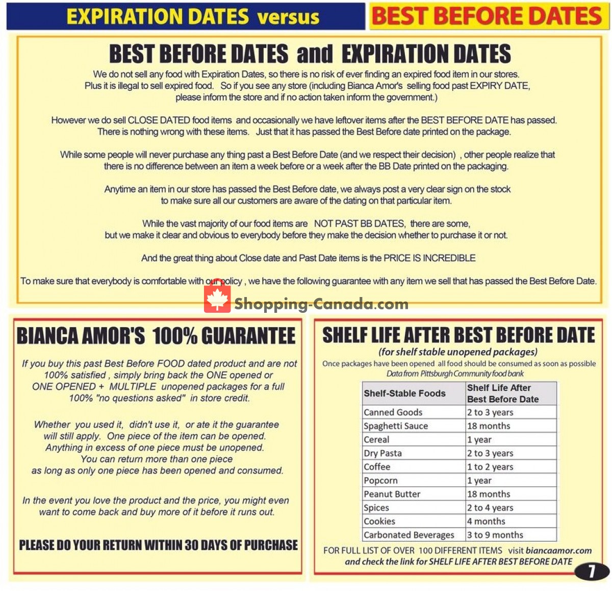 Bianca Amor’s Liquidation Supercentre flyer from Friday December 1, 2023 to Thursday February 29, 2024 - page 7