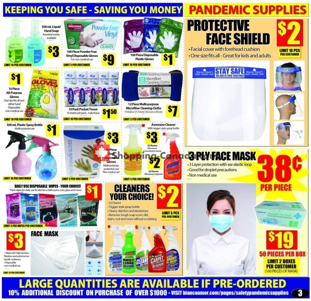 Bianca Amor’s Liquidation Supercentre flyer from Monday June 1, 2020 to Monday August 31, 2020 - page 3