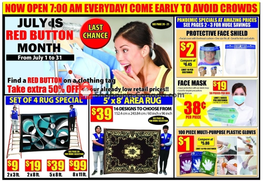 Bianca Amor’s Liquidation Supercentre flyer from Monday June 1, 2020 to Monday August 31, 2020 - page 39