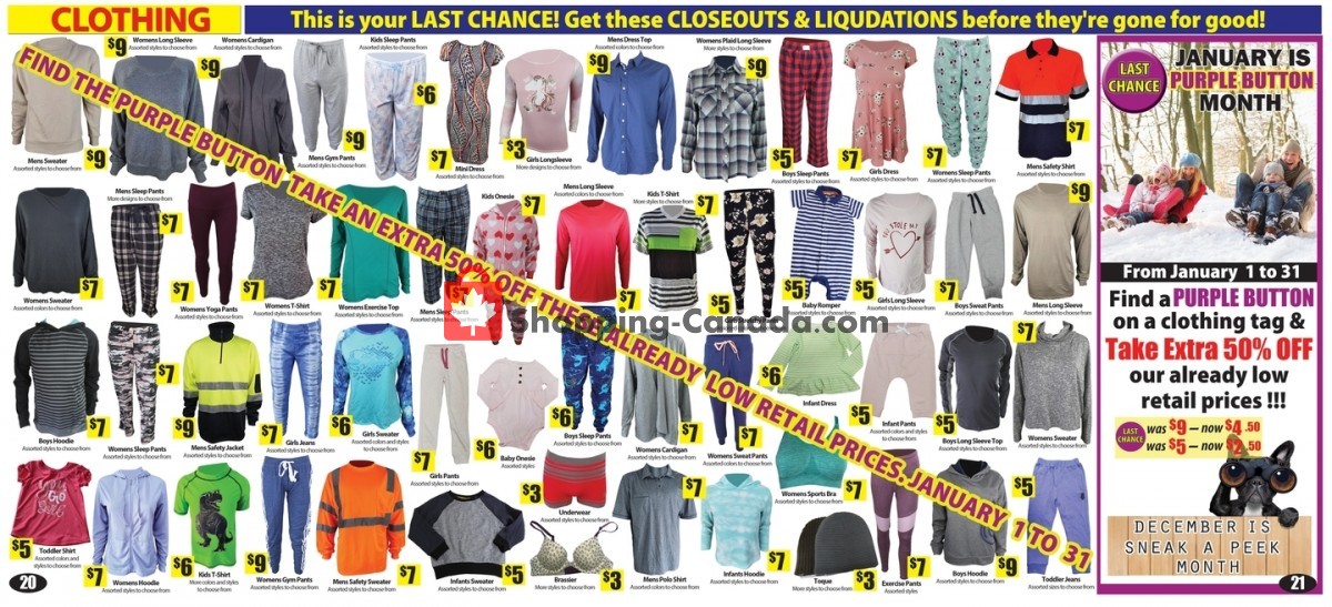 Bianca Amor’s Liquidation Supercentre flyer from Sunday January 1, 2023 to Tuesday February 28, 2023 - page 20