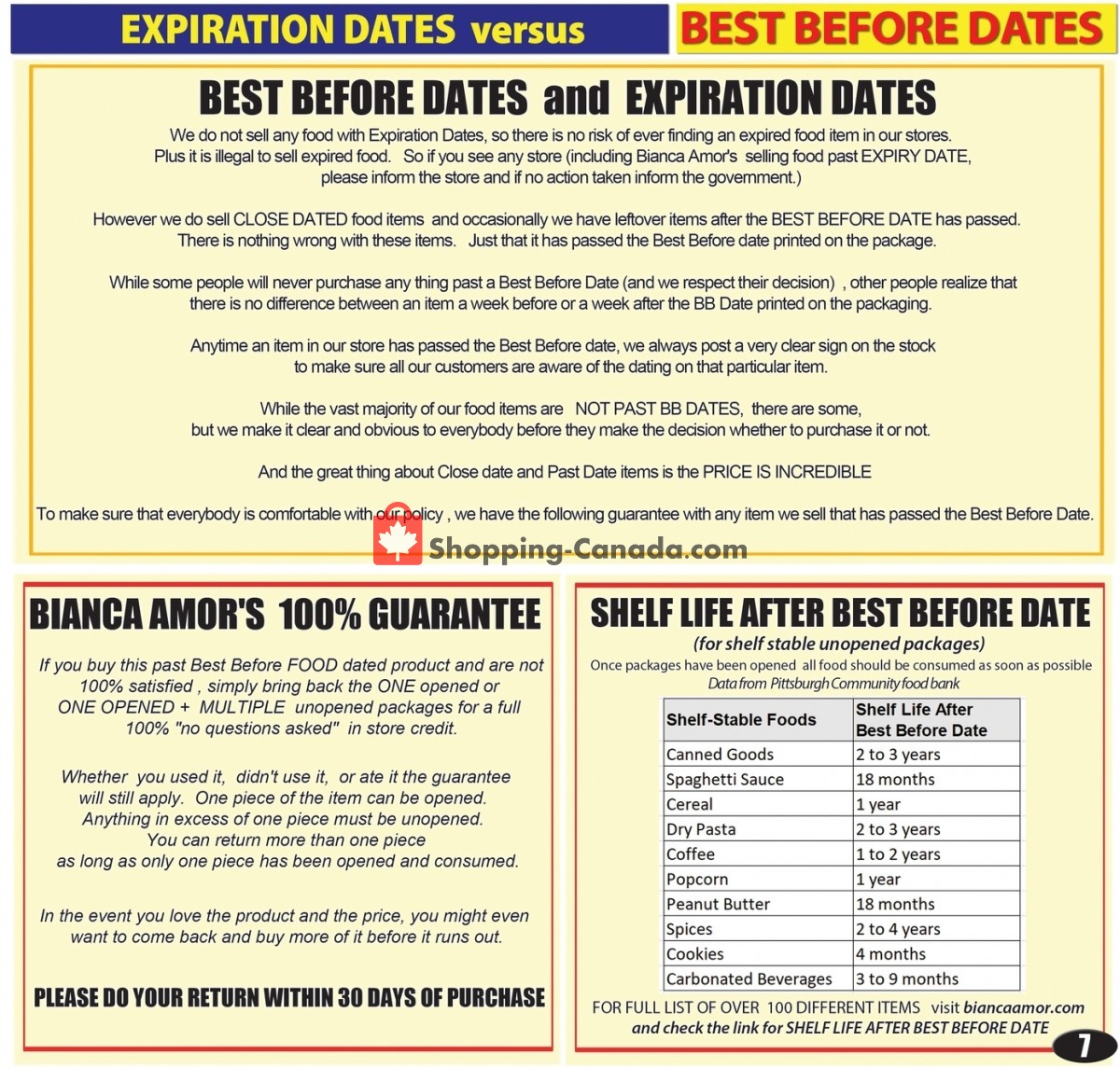 Bianca Amor’s Liquidation Supercentre flyer from Sunday January 1, 2023 to Tuesday February 28, 2023 - page 7