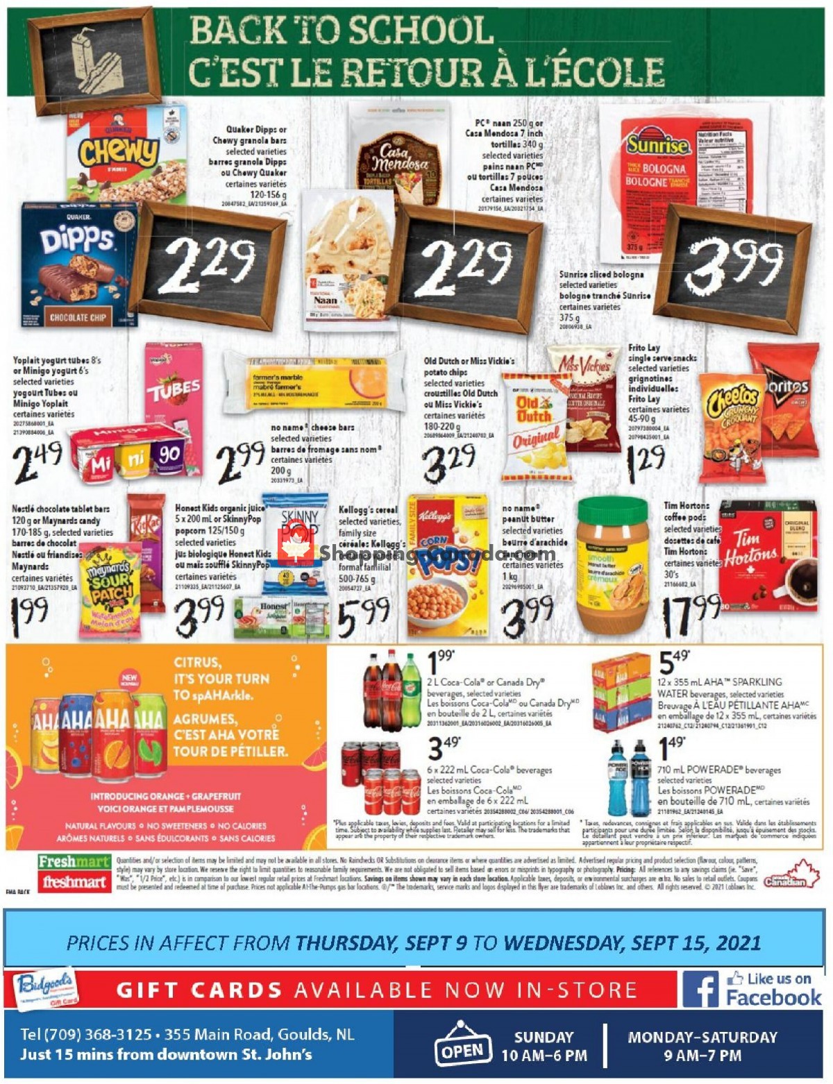 Bidgood's Supermarket flyer from Thursday September 9, 2021 to Wednesday September 15, 2021 - page 8
