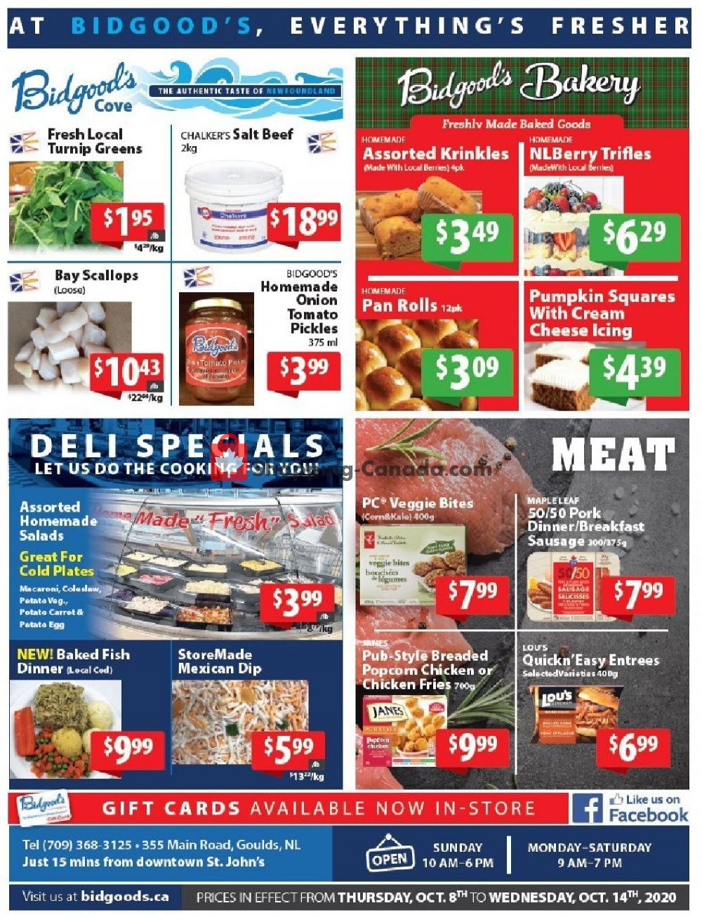 Bidgood's Supermarket flyer from Thursday October 8, 2020 to Wednesday October 14, 2020 - page 2