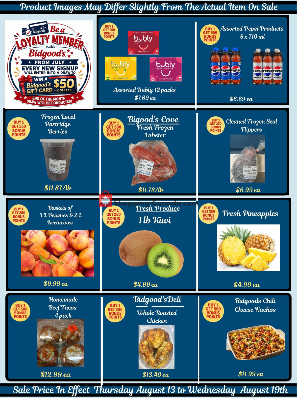 Bidgood's Supermarket flyer from Thursday August 13, 2026 to Wednesday August 19, 2026 - page 2