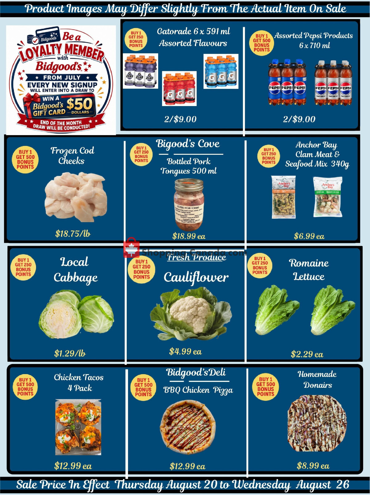 Bidgood's Supermarket flyer from Thursday August 20, 2026 to Wednesday August 26, 2026 - page 2