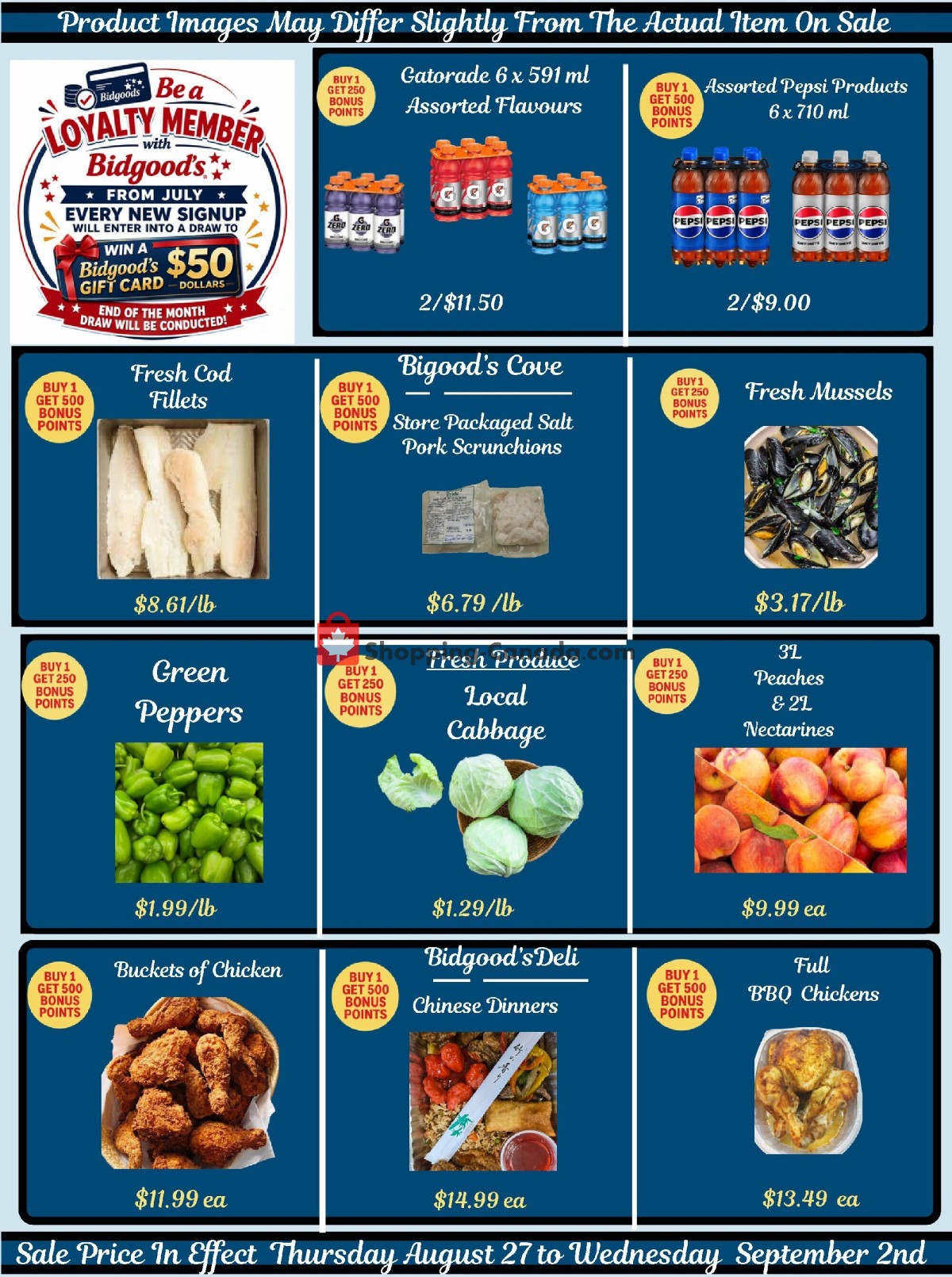 Bidgood's Supermarket flyer from Thursday August 27, 2026 to Wednesday September 2, 2026 - page 2