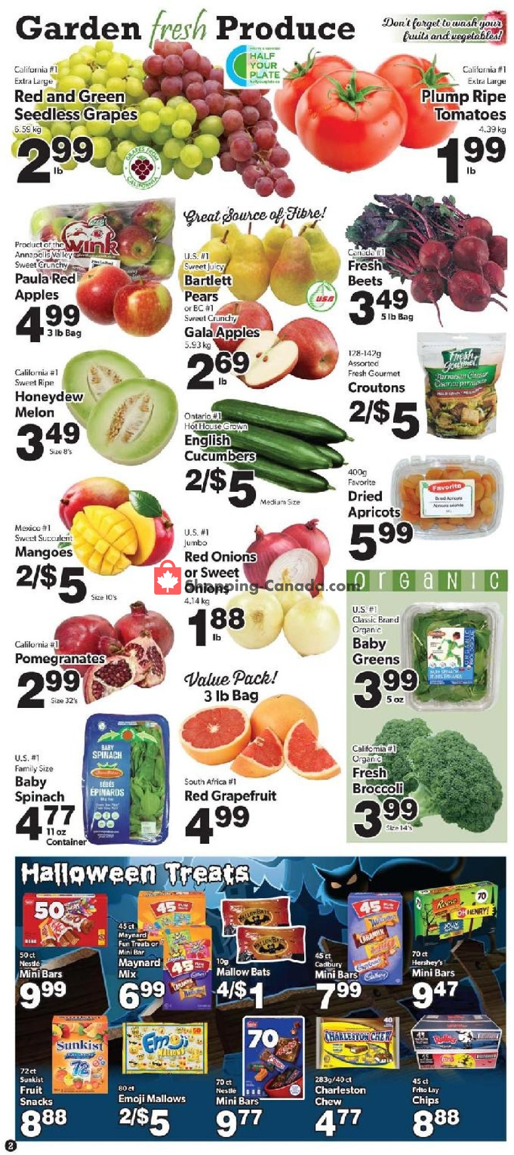 Bidgood's Supermarket flyer from Thursday October 11, 2018 to Wednesday October 17, 2018 - page 2