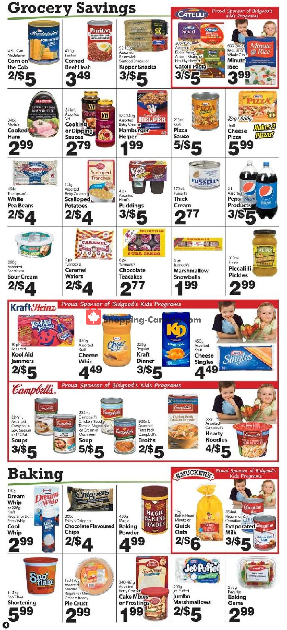Bidgood's Supermarket flyer from Thursday October 11, 2018 to Wednesday October 17, 2018 - page 4