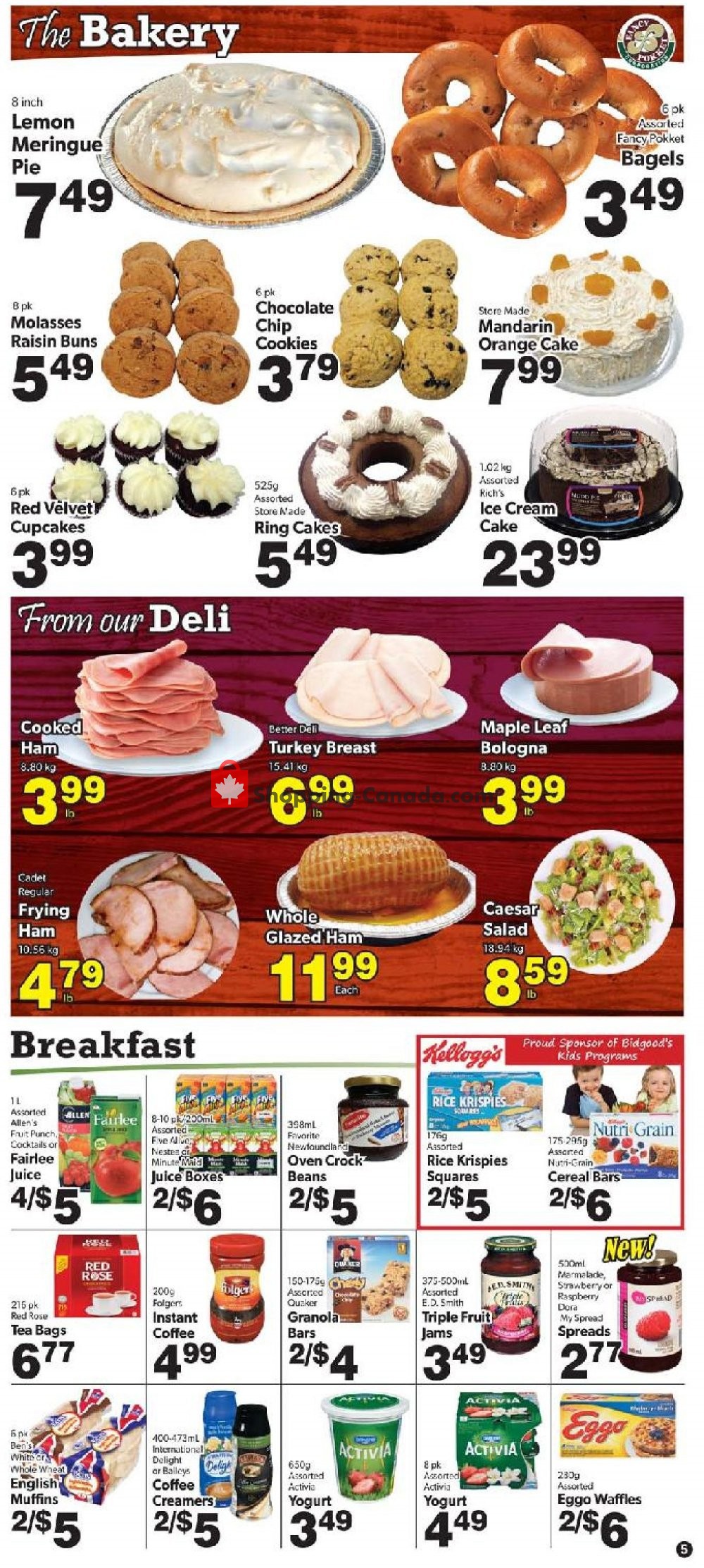 Bidgood's Supermarket flyer from Thursday October 11, 2018 to Wednesday October 17, 2018 - page 5
