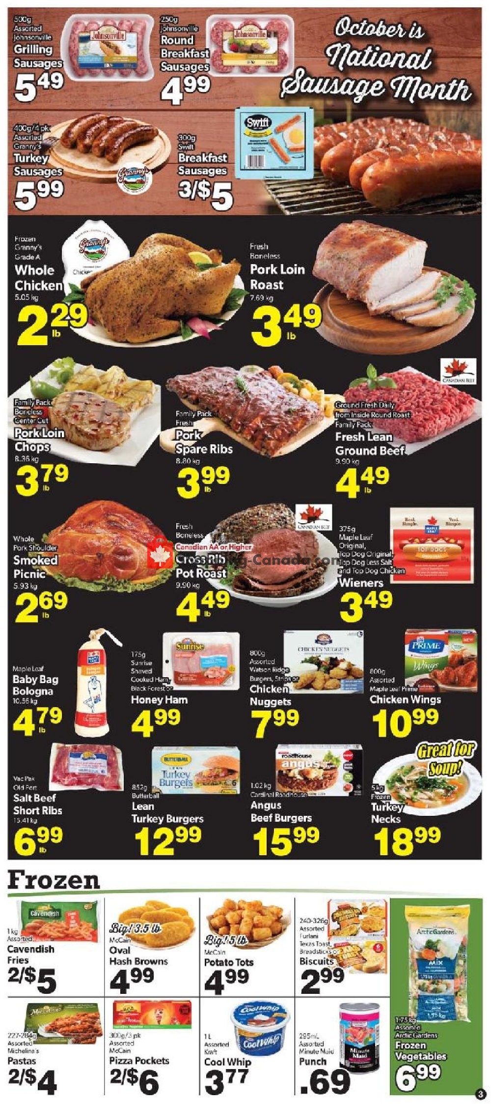 Bidgood's Supermarket flyer from Thursday October 18, 2018 to Wednesday October 24, 2018 - page 3