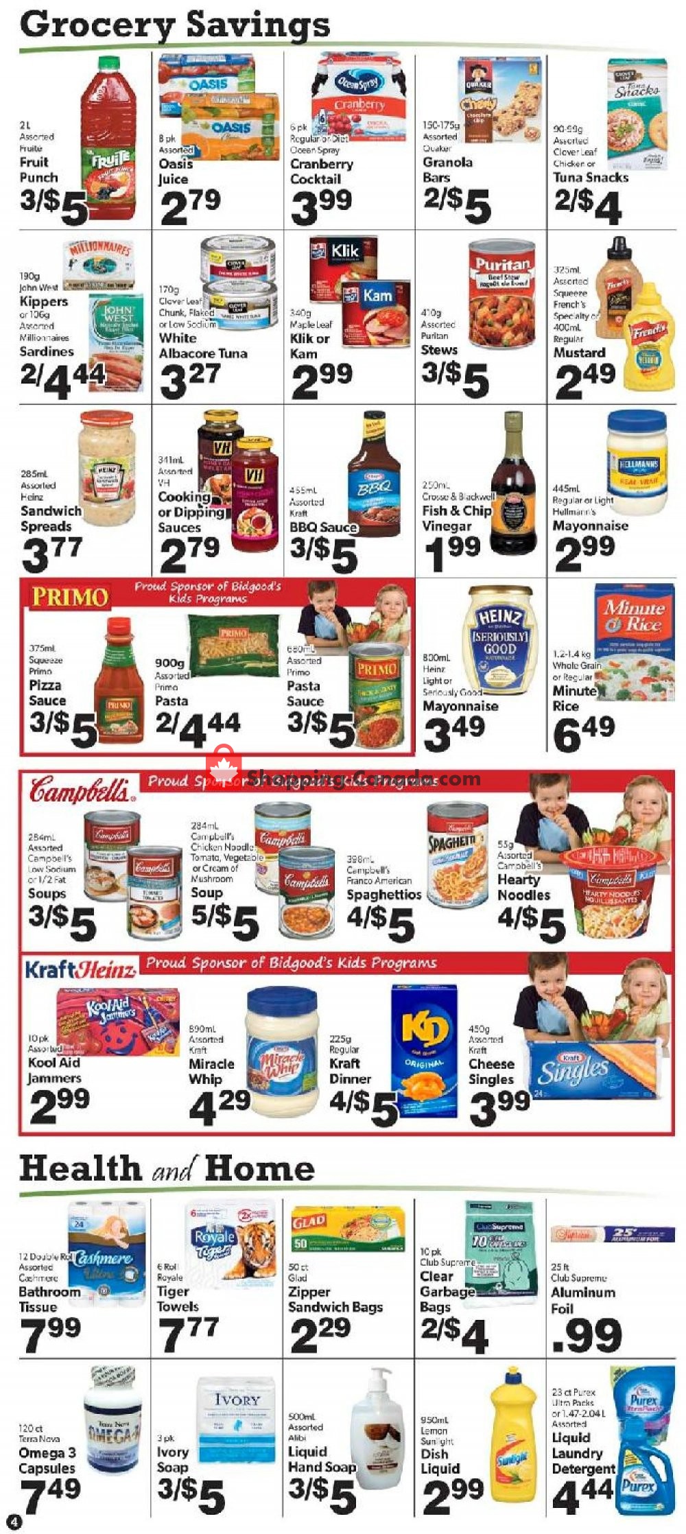Bidgood's Supermarket flyer from Thursday October 18, 2018 to Wednesday October 24, 2018 - page 4