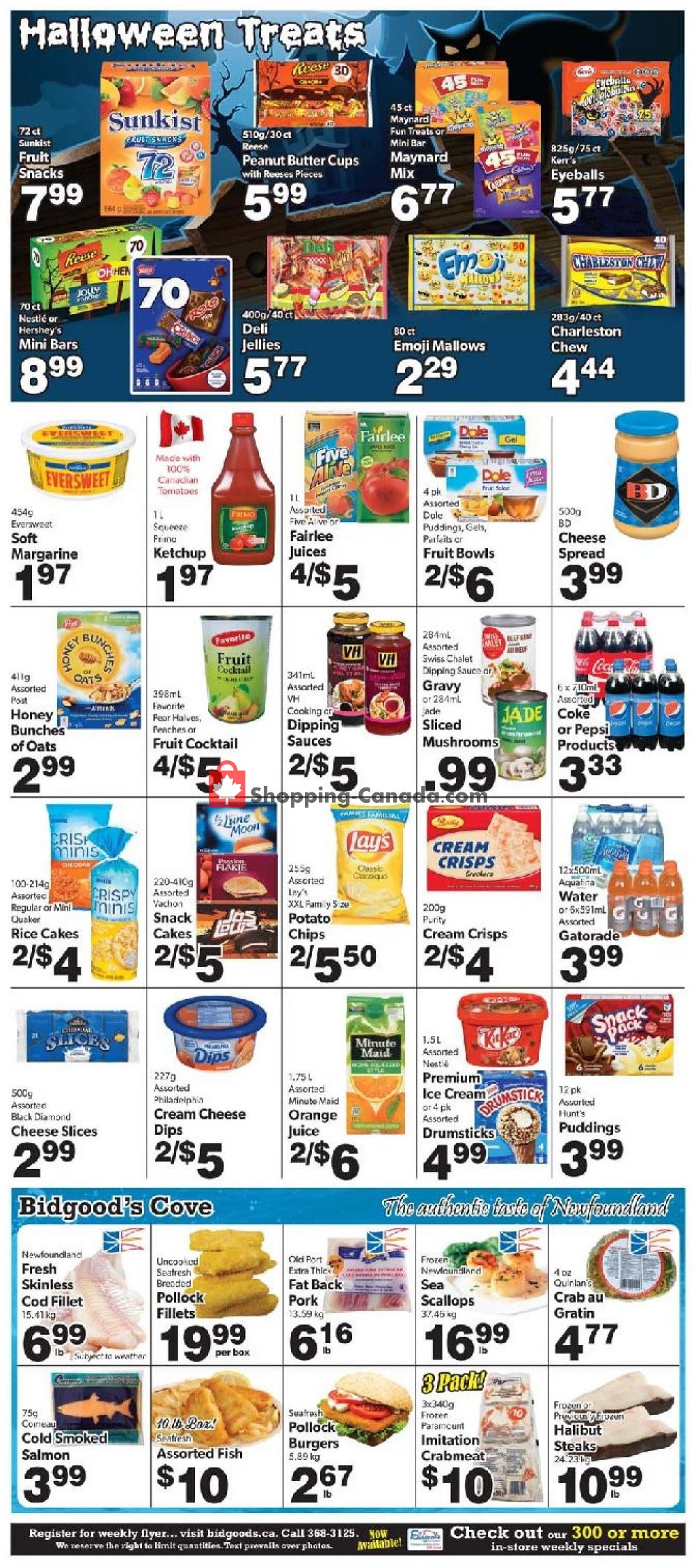 Bidgood's Supermarket flyer from Thursday October 25, 2018 to Wednesday October 31, 2018 - page 6