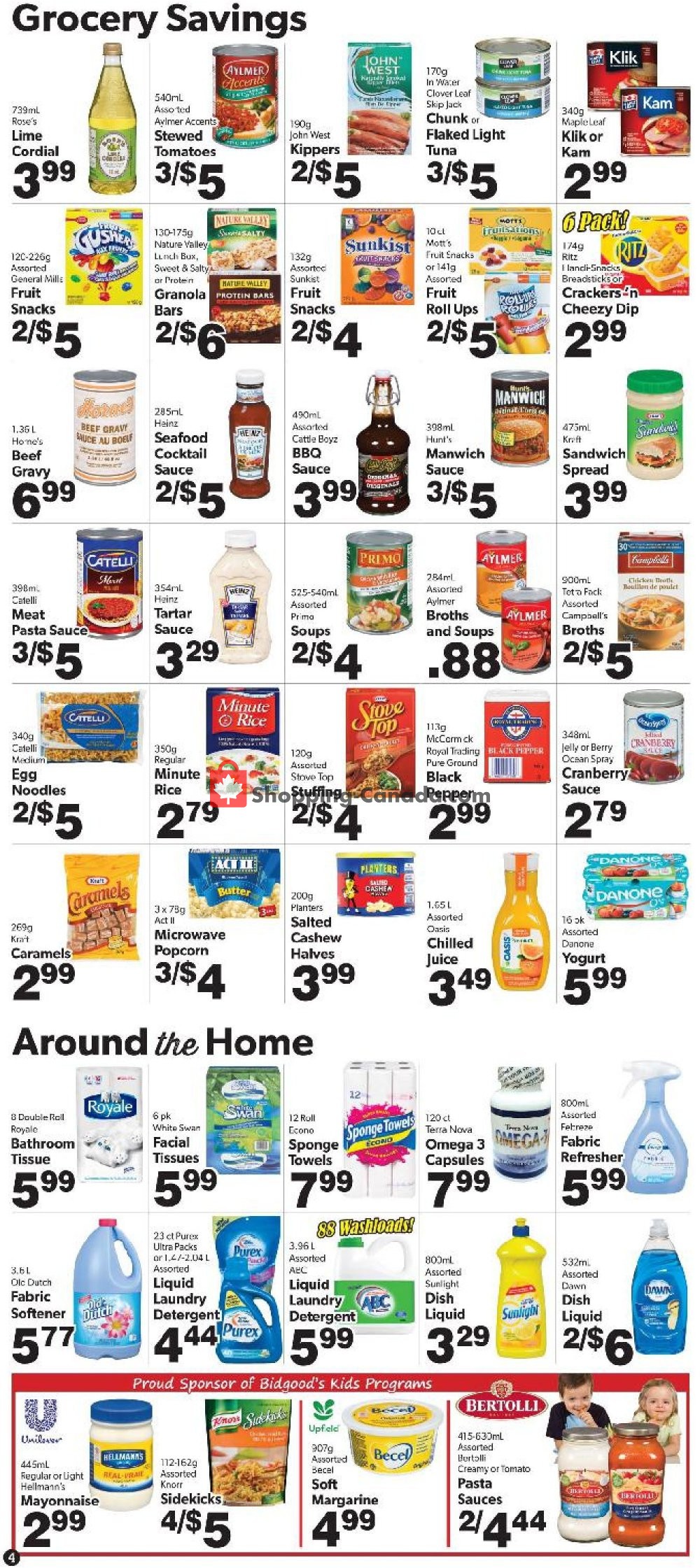 Bidgood's Supermarket flyer from Thursday November 7, 2019 to Wednesday November 13, 2019 - page 4