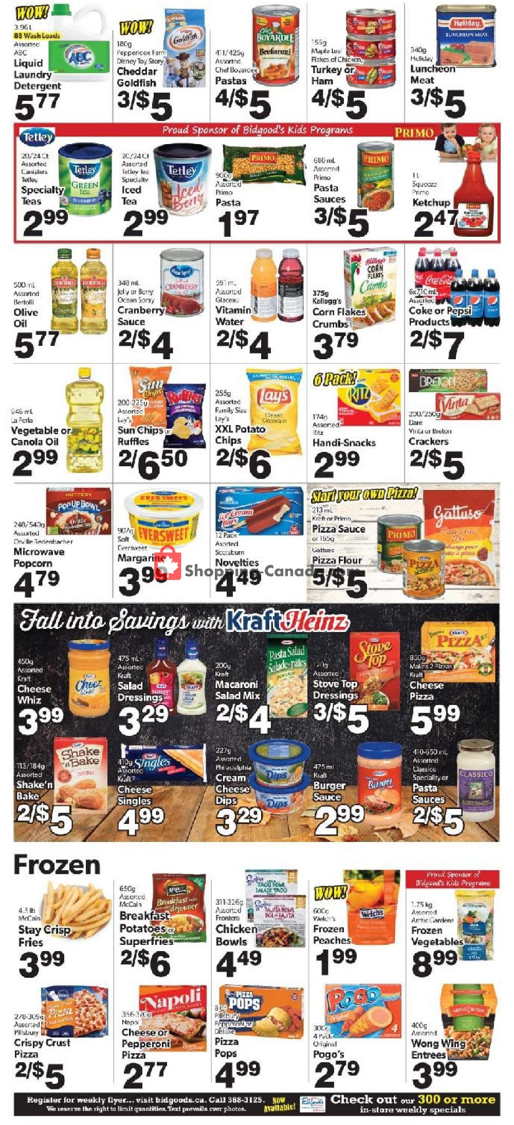 Bidgood's Supermarket flyer from Thursday October 3, 2019 to Wednesday October 9, 2019 - page 6