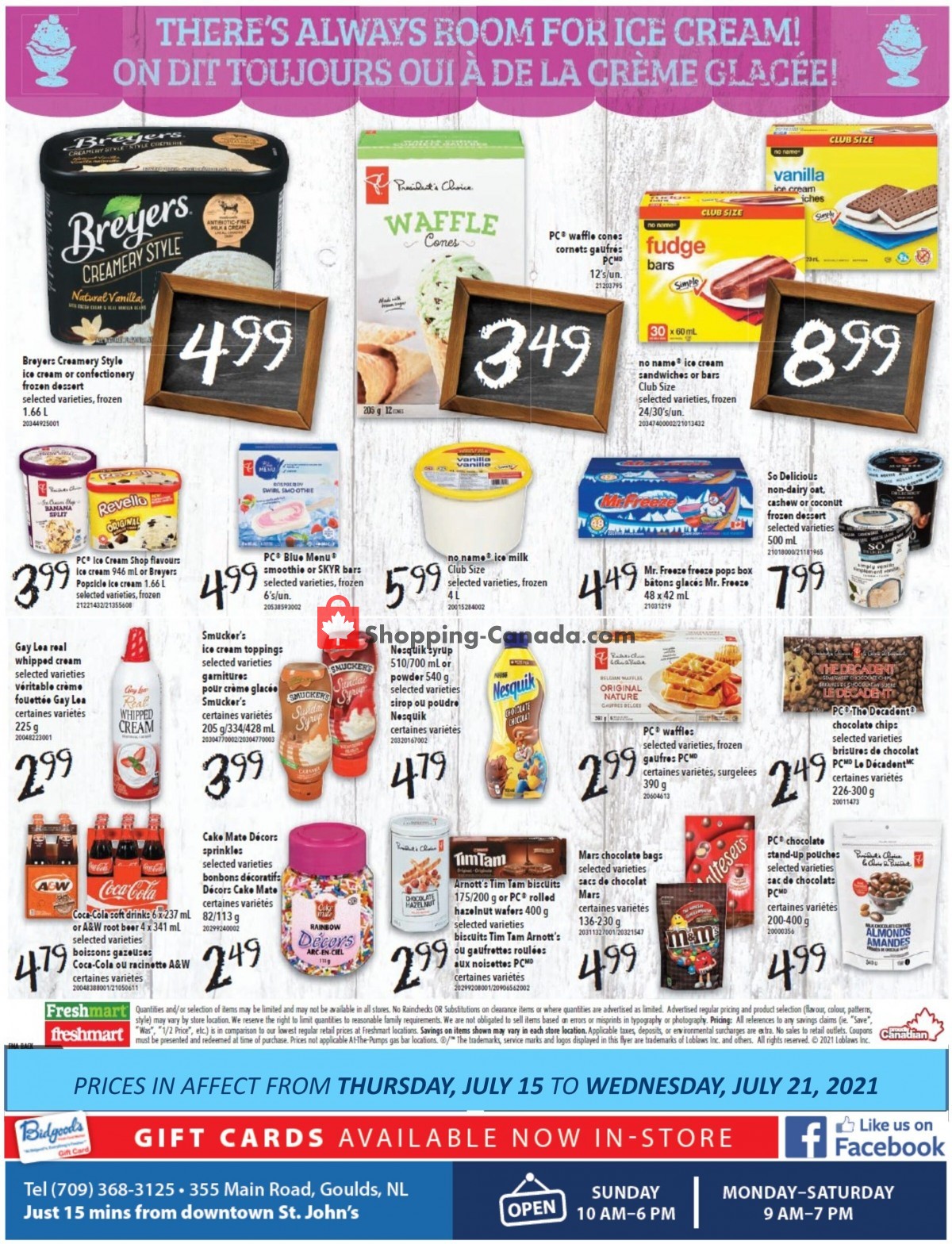 Bidgood's Supermarket flyer from Thursday July 15, 2021 to Wednesday July 21, 2021 - page 6