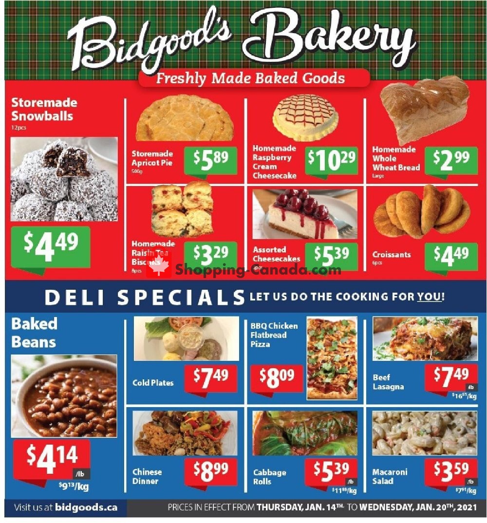 Bidgood's Supermarket flyer from Thursday January 14, 2021 to Wednesday January 20, 2021 - page 6