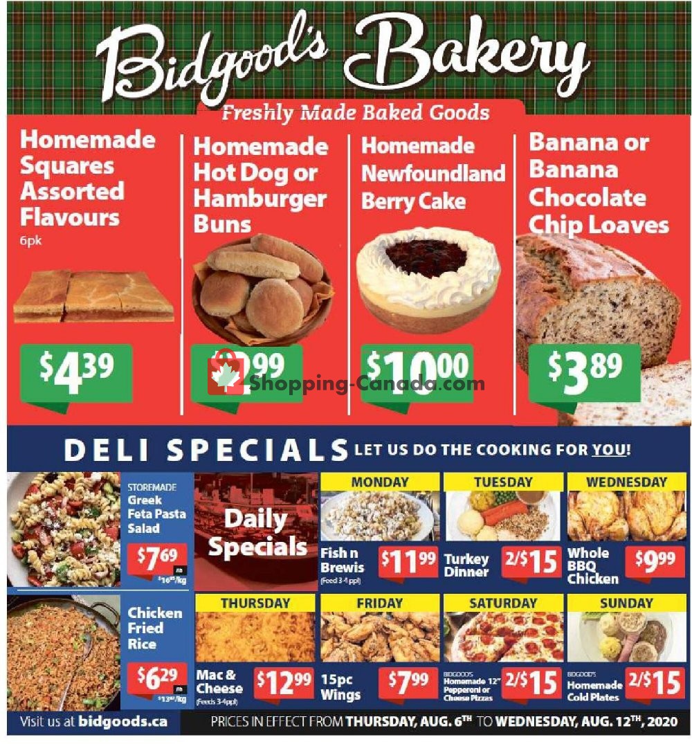 Bidgood's Supermarket flyer from Thursday August 6, 2020 to Wednesday August 12, 2020 - page 7