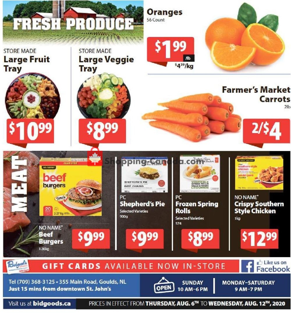 Bidgood's Supermarket flyer from Thursday August 6, 2020 to Wednesday August 12, 2020 - page 8