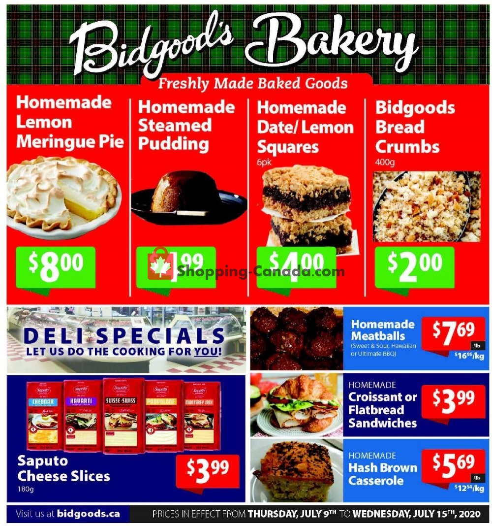 Bidgood's Supermarket flyer from Thursday July 9, 2020 to Wednesday July 15, 2020 - page 7