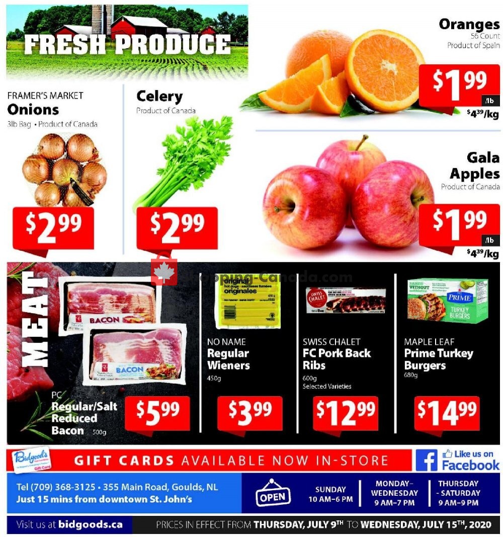 Bidgood's Supermarket flyer from Thursday July 9, 2020 to Wednesday July 15, 2020 - page 8