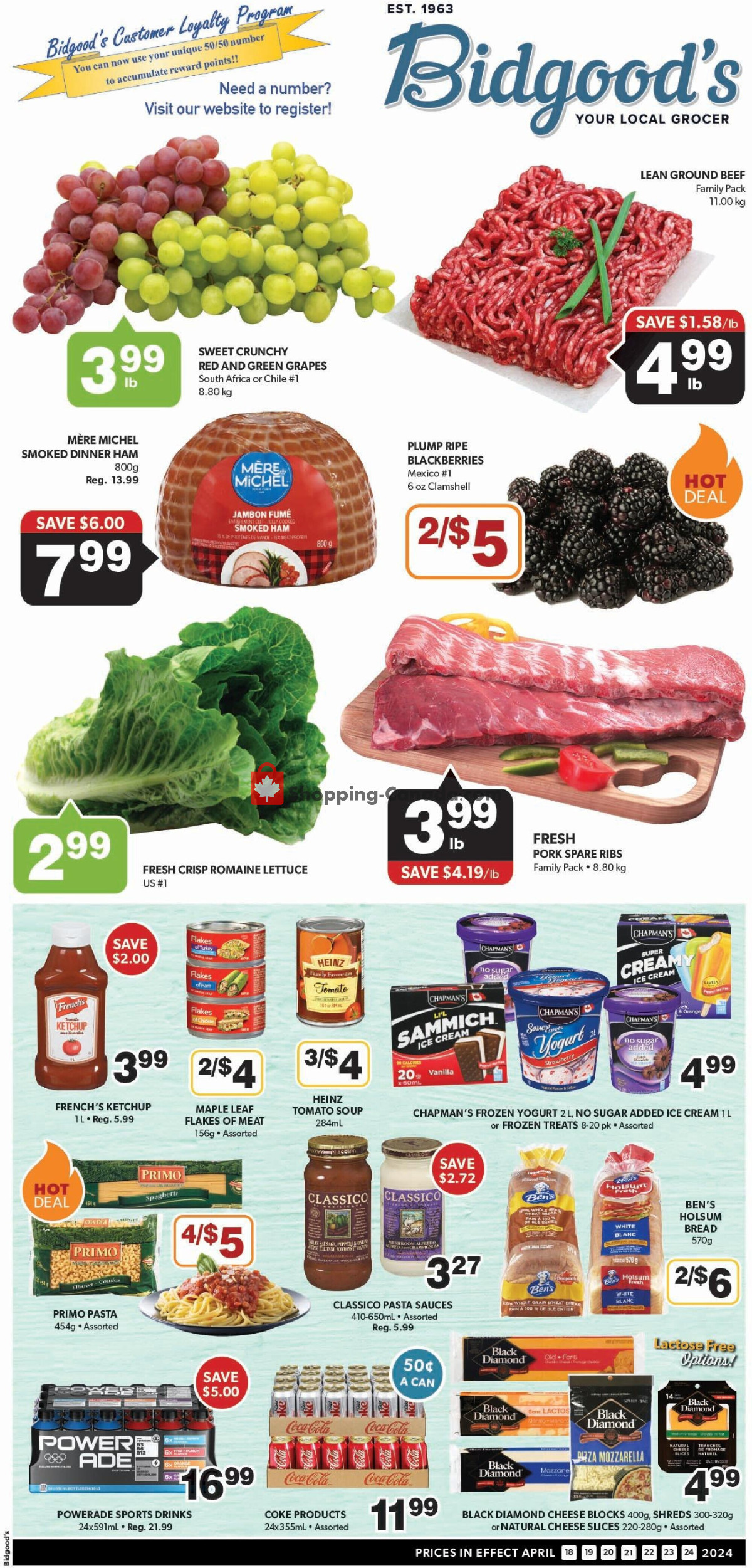 Bidgood's Supermarket flyer from Thursday April 18, 2024 to Wednesday April 24, 2024 - page 3