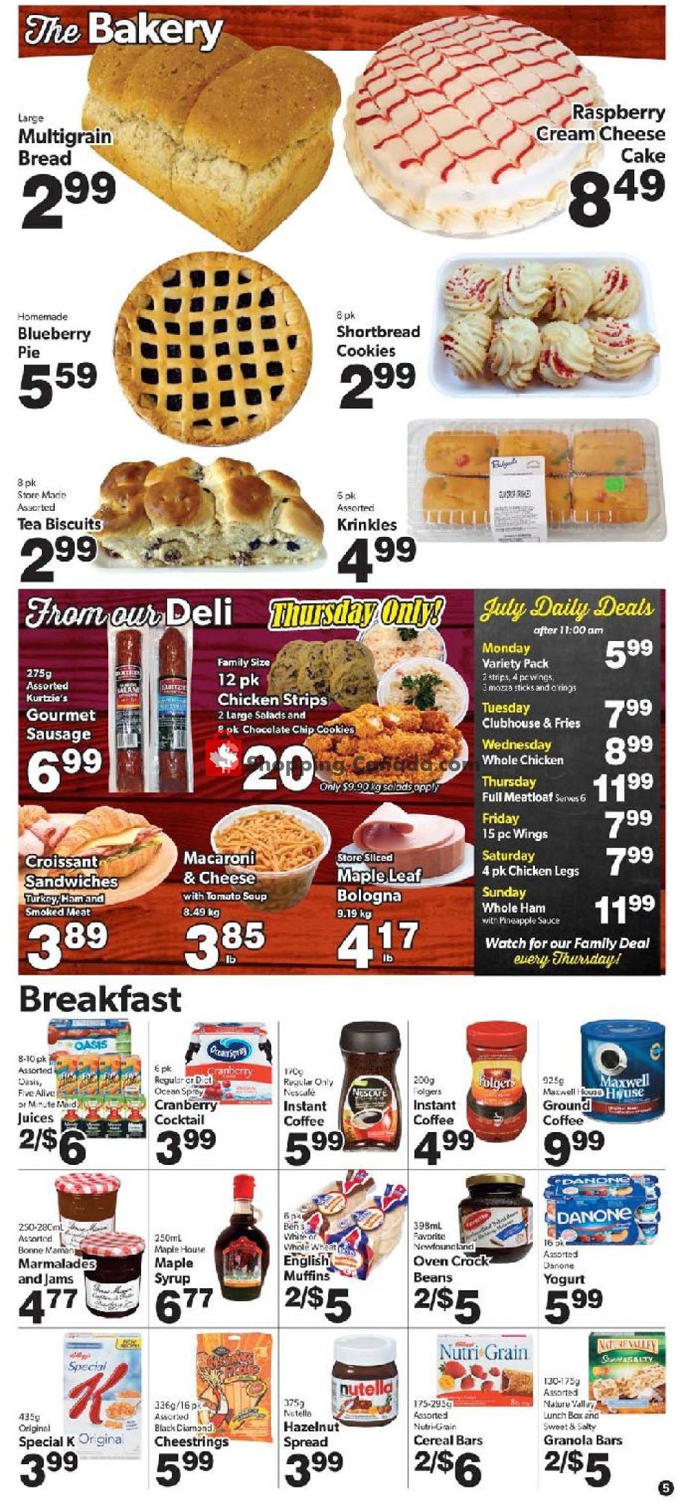 Bidgood's Supermarket flyer from Thursday July 11, 2019 to Wednesday July 17, 2019 - page 5