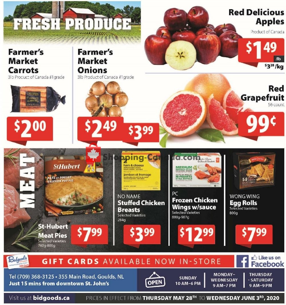 Bidgood's Supermarket flyer from Thursday May 28, 2020 to Wednesday June 3, 2020 - page 12