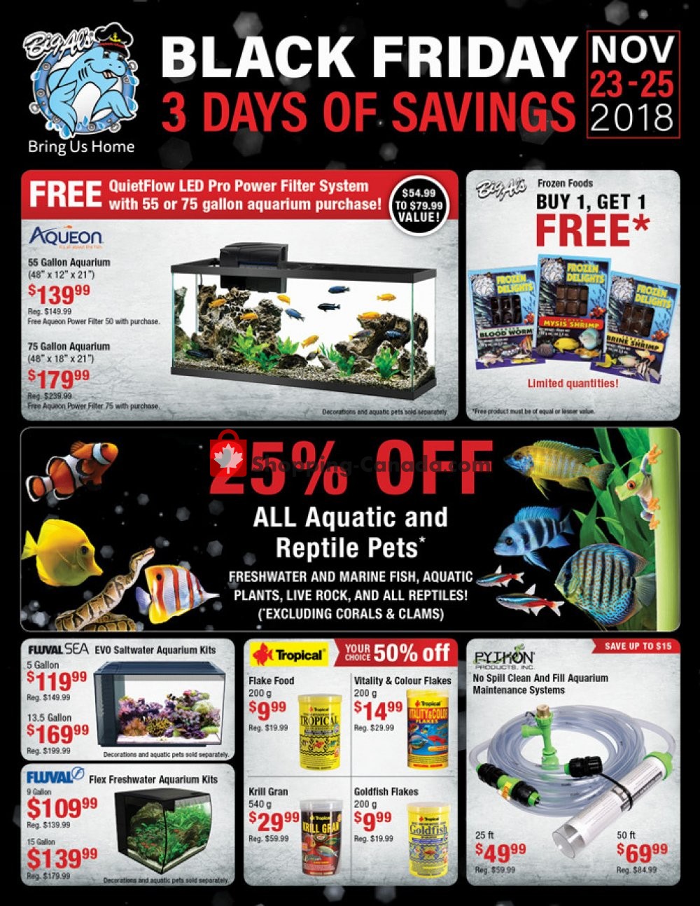 Big Al's flyer from Friday November 23, 2018 to Sunday November 25, 2018 - page 1
