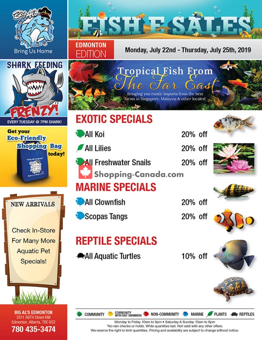 Big Al's flyer from Monday July 22, 2019 to Thursday July 25, 2019 - page 1