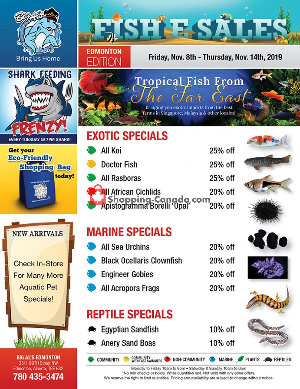 Big Al's flyer from Friday November 8, 2019 to Thursday November 14, 2019 - page 1