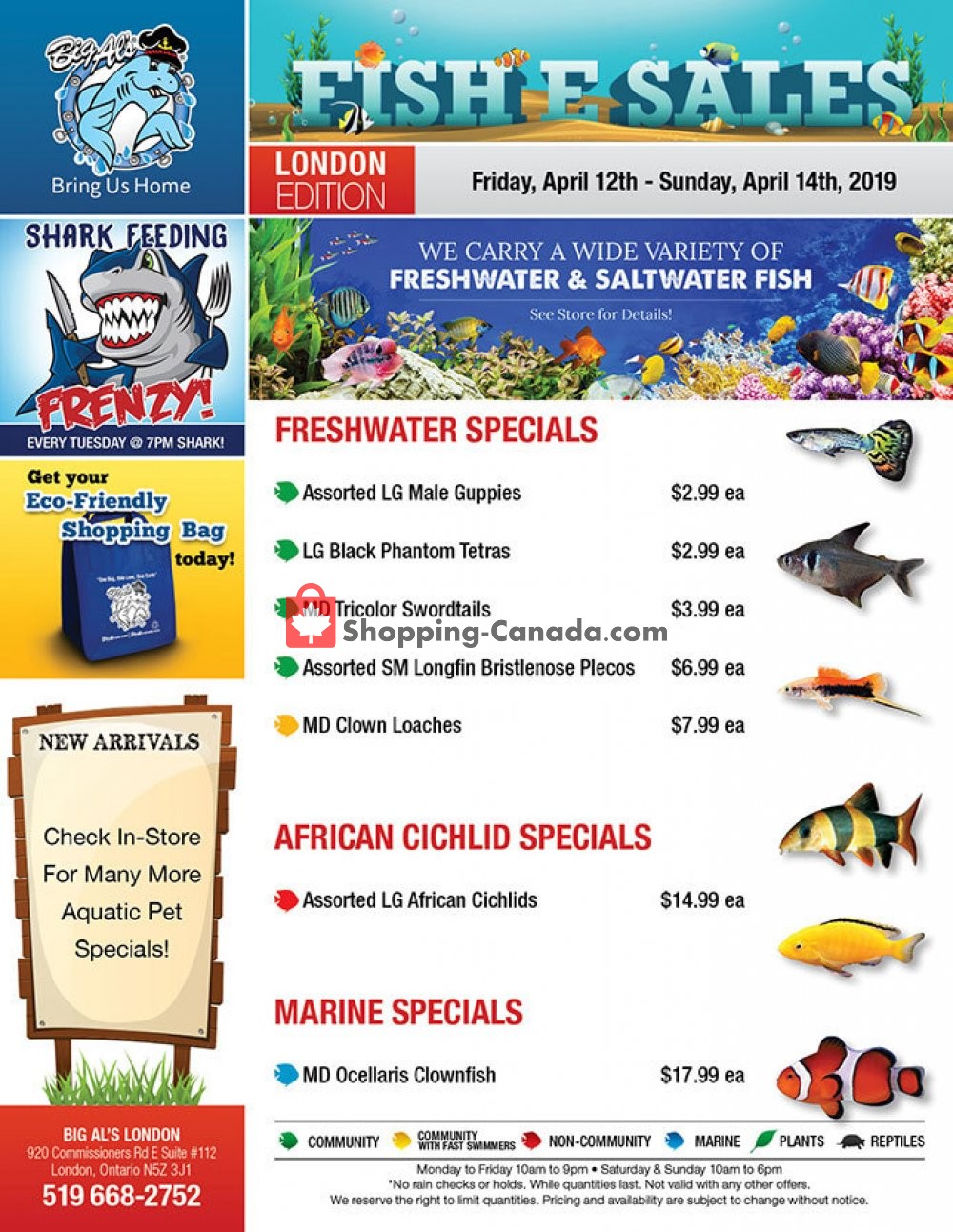 Big Al's flyer from Friday April 12, 2019 to Sunday April 14, 2019 - page 1