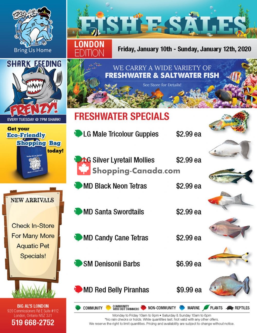 Big Al's flyer from Friday January 10, 2020 to Sunday January 12, 2020 - page 1
