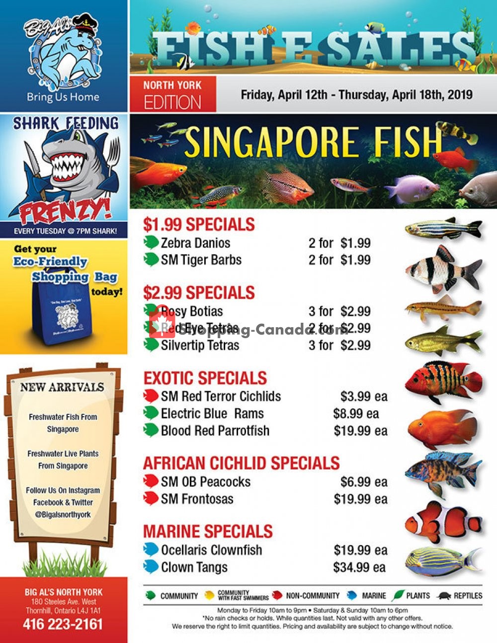 Big Al's flyer from Friday April 12, 2019 to Thursday April 18, 2019 - page 1