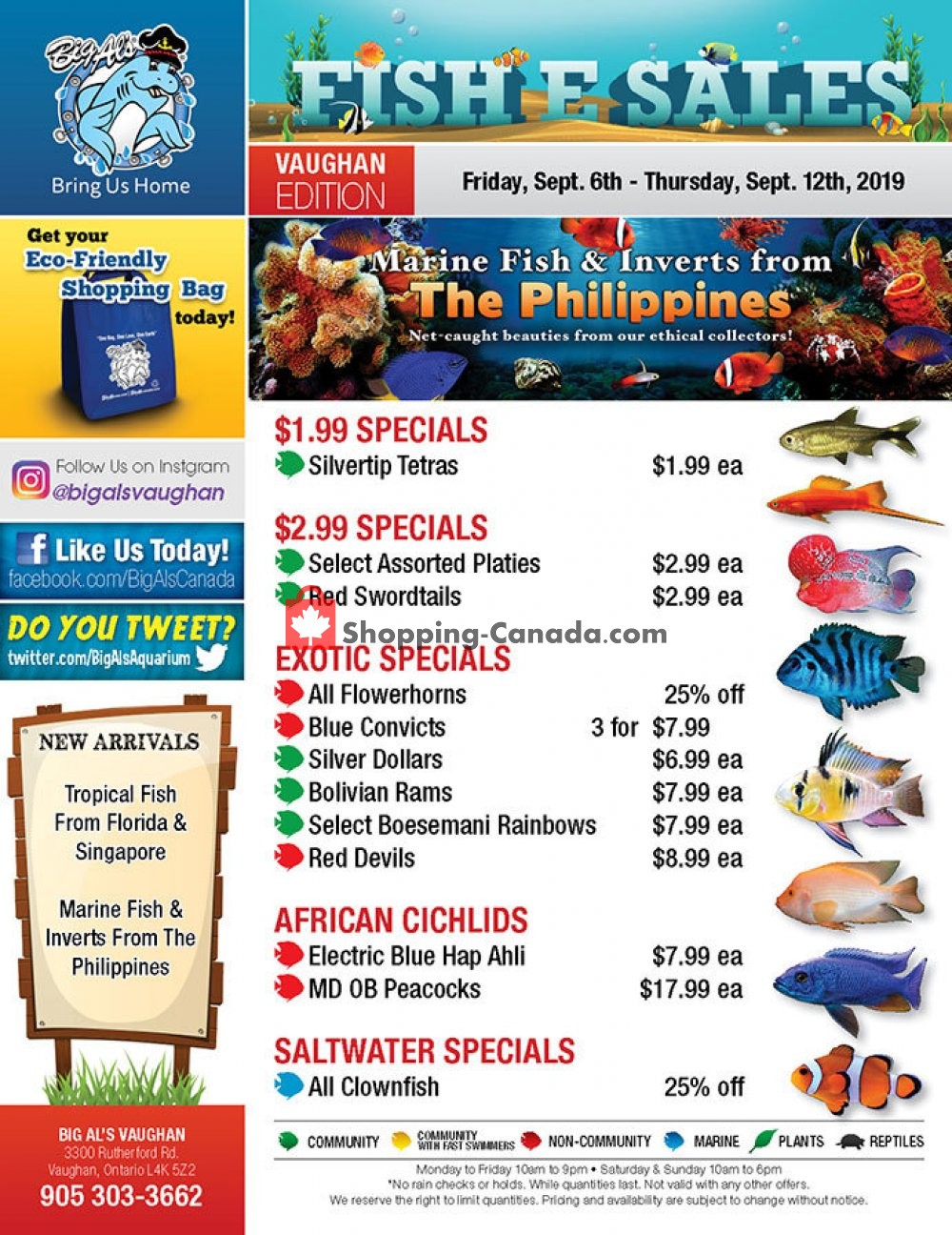 Big Al's flyer from Friday September 6, 2019 to Thursday September 12, 2019 - page 1