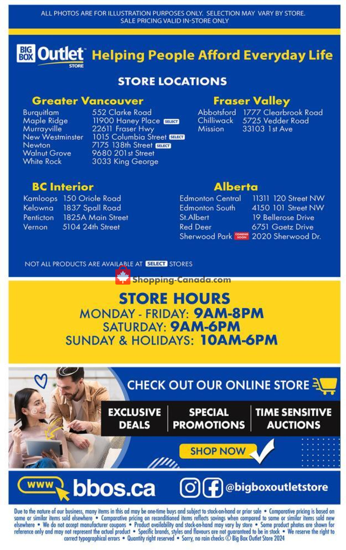 Big Box Outlet Store flyer from Thursday May 9, 2024 to Sunday May 12, 2024 - page 7