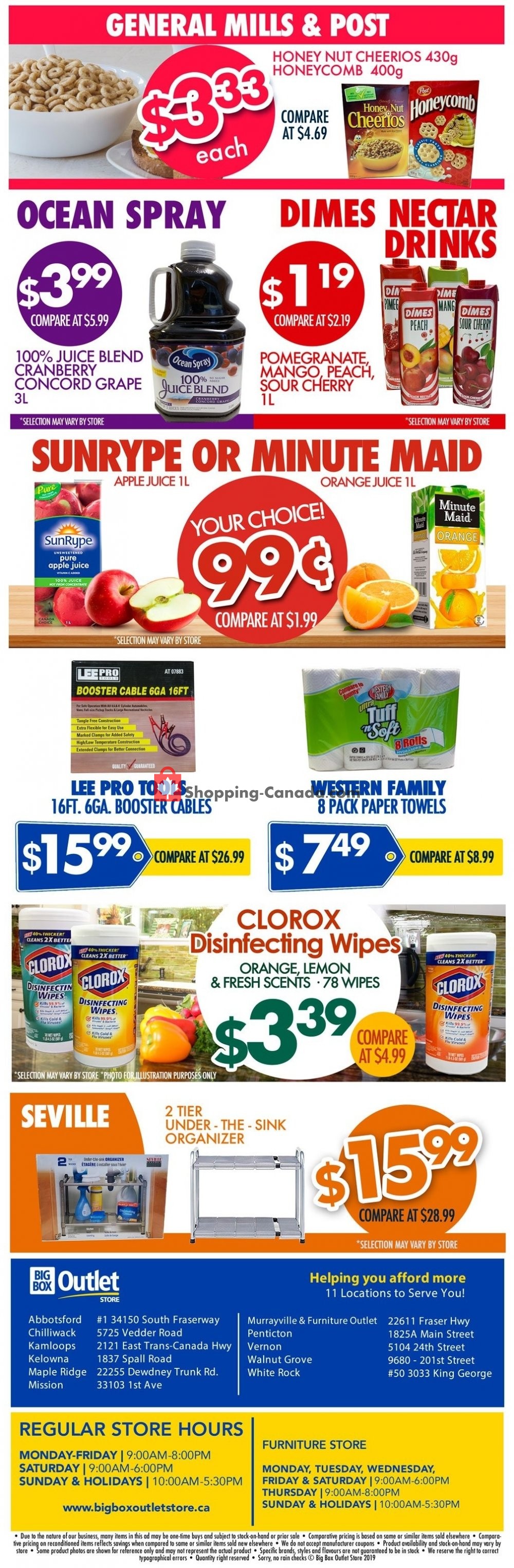 Big Box Outlet Store flyer from Friday January 4, 2019 to Tuesday January 8, 2019 - page 3