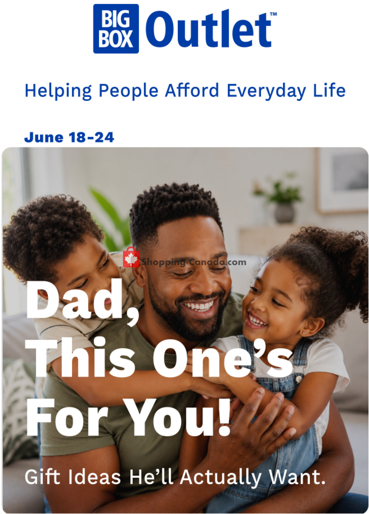 Big Box Outlet Store flyer from Thursday June 18, 2026 to Wednesday June 24, 2026 - page 1