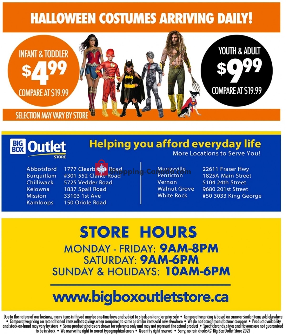 Big Box Outlet Store flyer from Wednesday October 6, 2021 to Tuesday October 12, 2021 - page 4