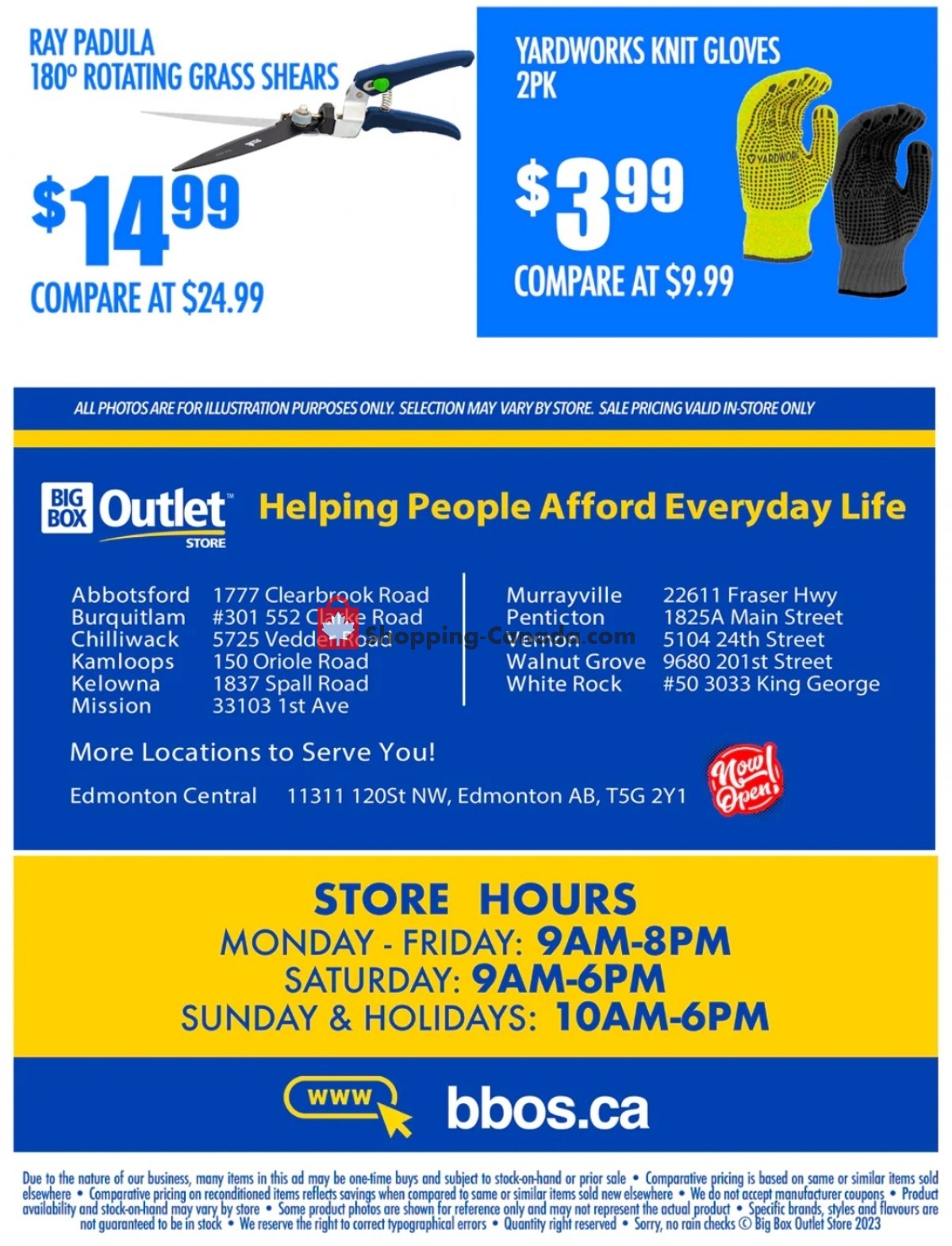 Big Box Outlet Store Canada, flyer (Home Renovation Sale) June 14 June 20, 2023 Shopping