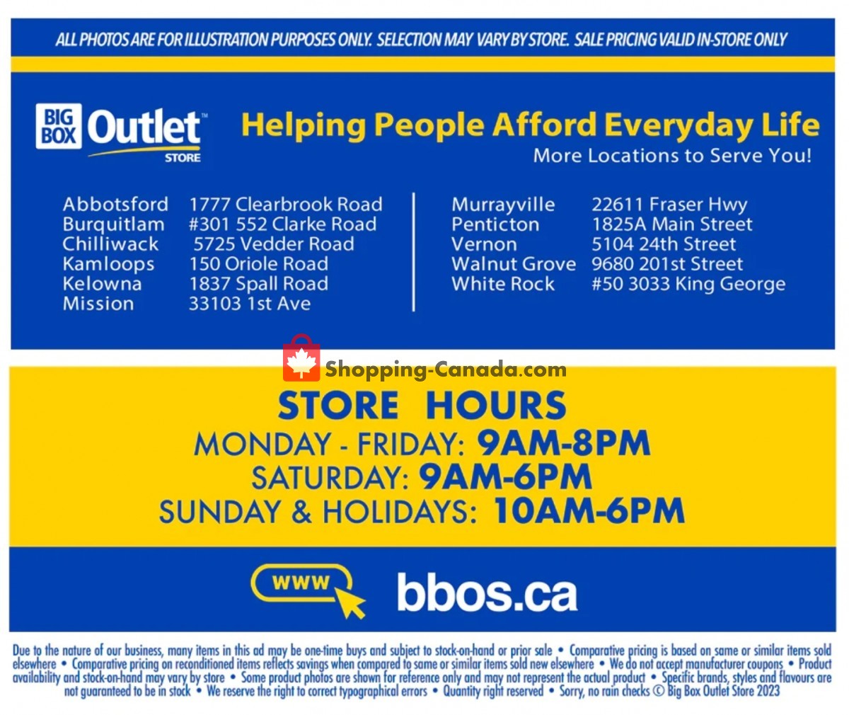 Big Box Outlet Store flyer from Thursday January 19, 2023 to Tuesday January 24, 2023 - page 4