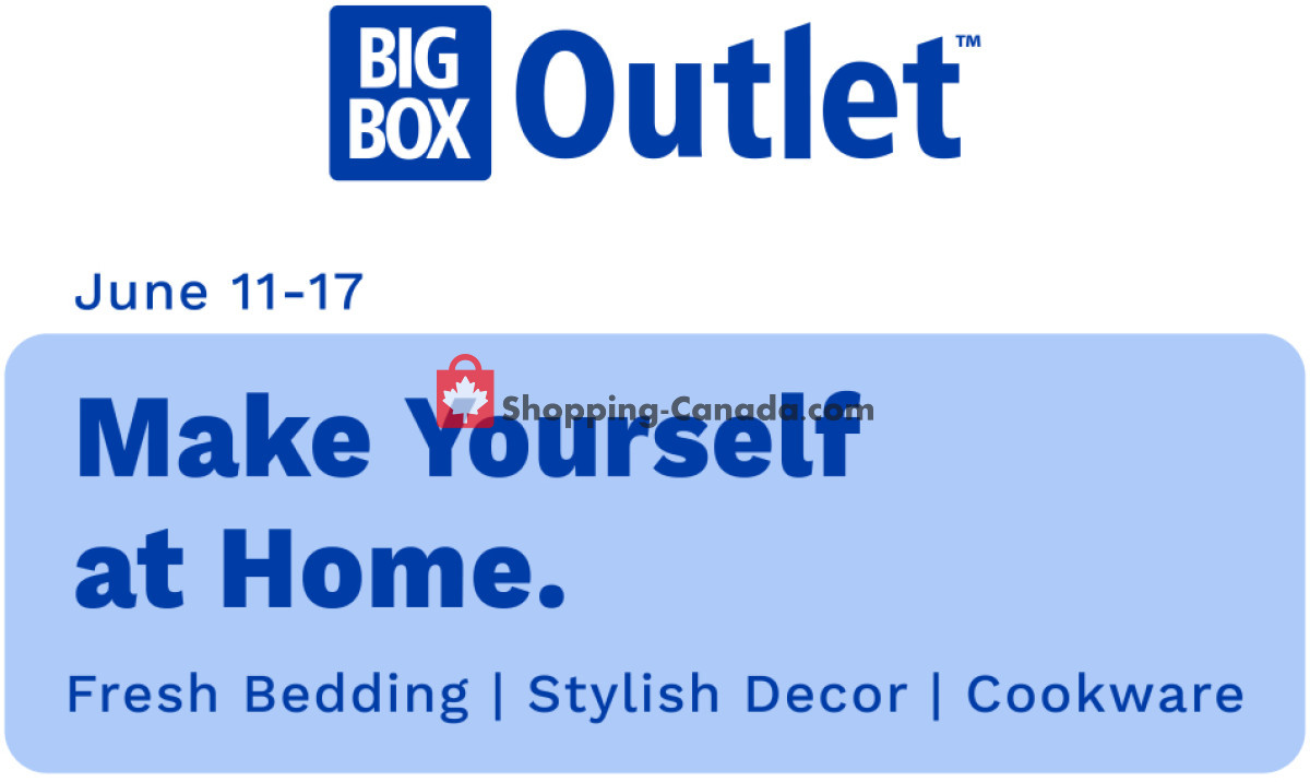 Big Box Outlet Store flyer from Thursday June 11, 2026 to Wednesday June 17, 2026 - page 1