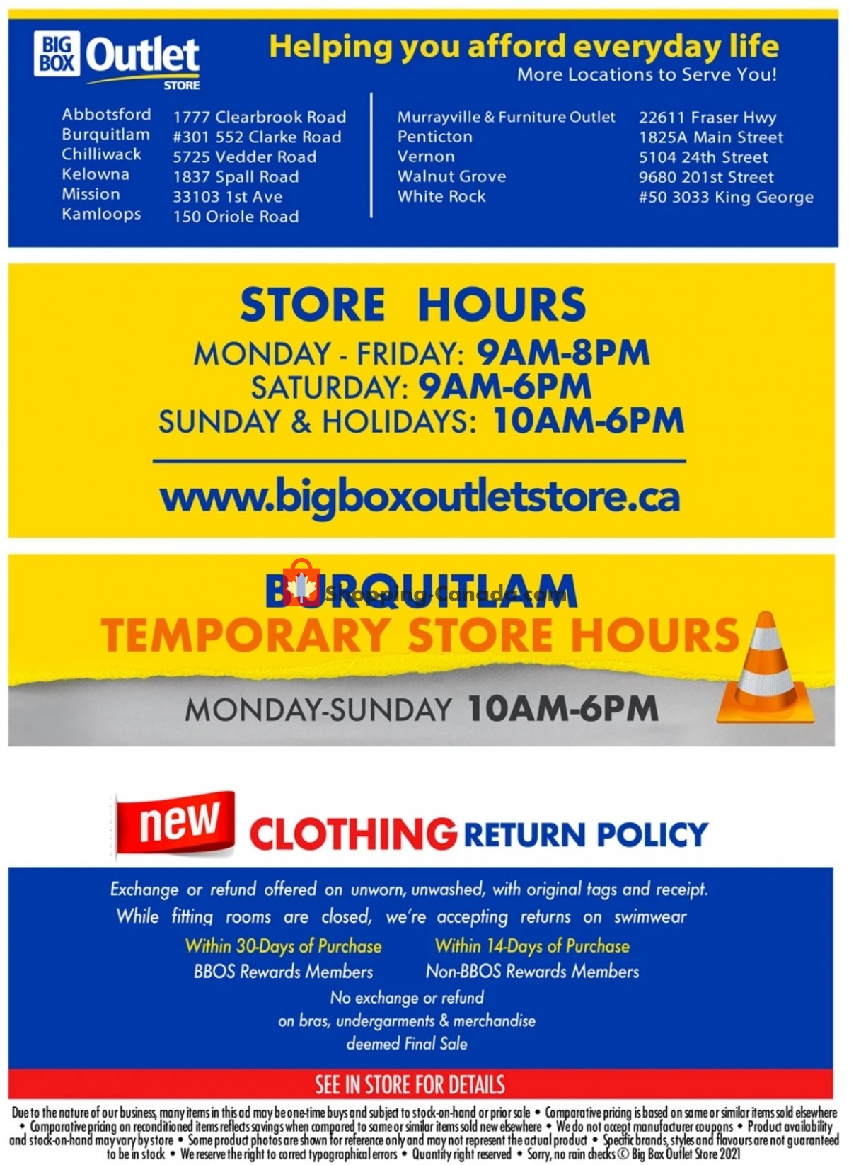 Big Box Outlet Store flyer from Wednesday May 5, 2021 to Tuesday May 11, 2021 - page 7