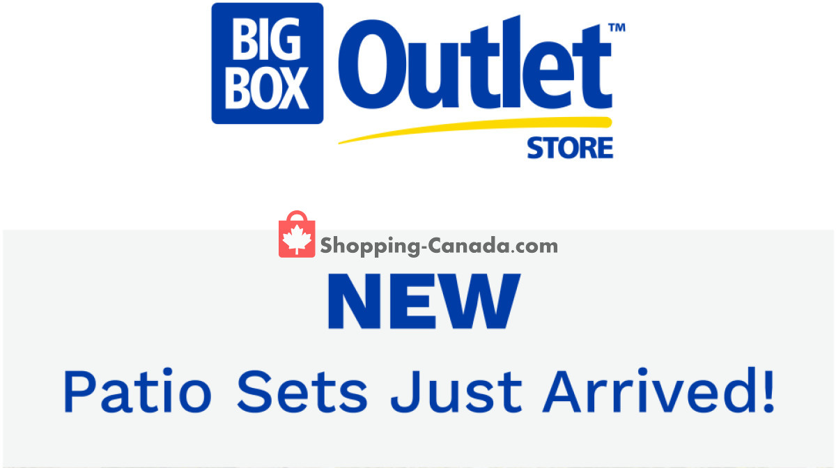 Big Box Outlet Store flyer from Thursday April 30, 2026 to Wednesday May 6, 2026 - page 1