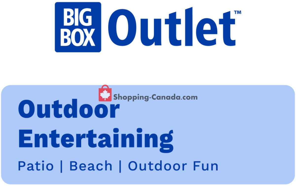Big Box Outlet Store flyer from Thursday May 21, 2026 to Thursday May 28, 2026 - page 1