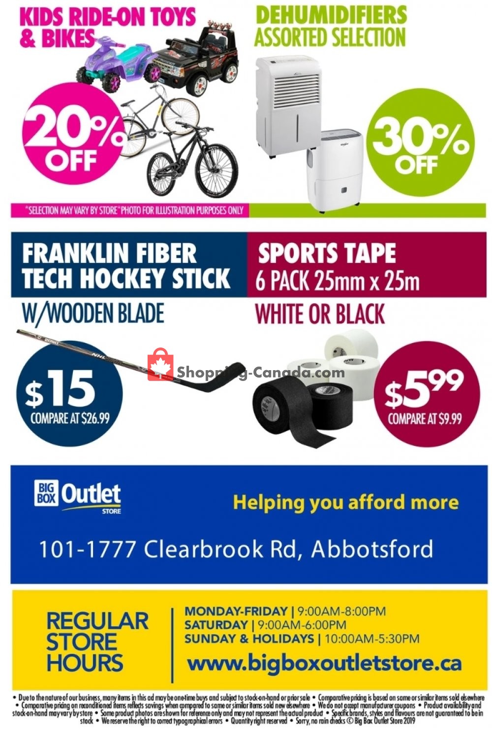 Big Box Outlet Store flyer from Thursday October 3, 2019 to Tuesday October 8, 2019 - page 3