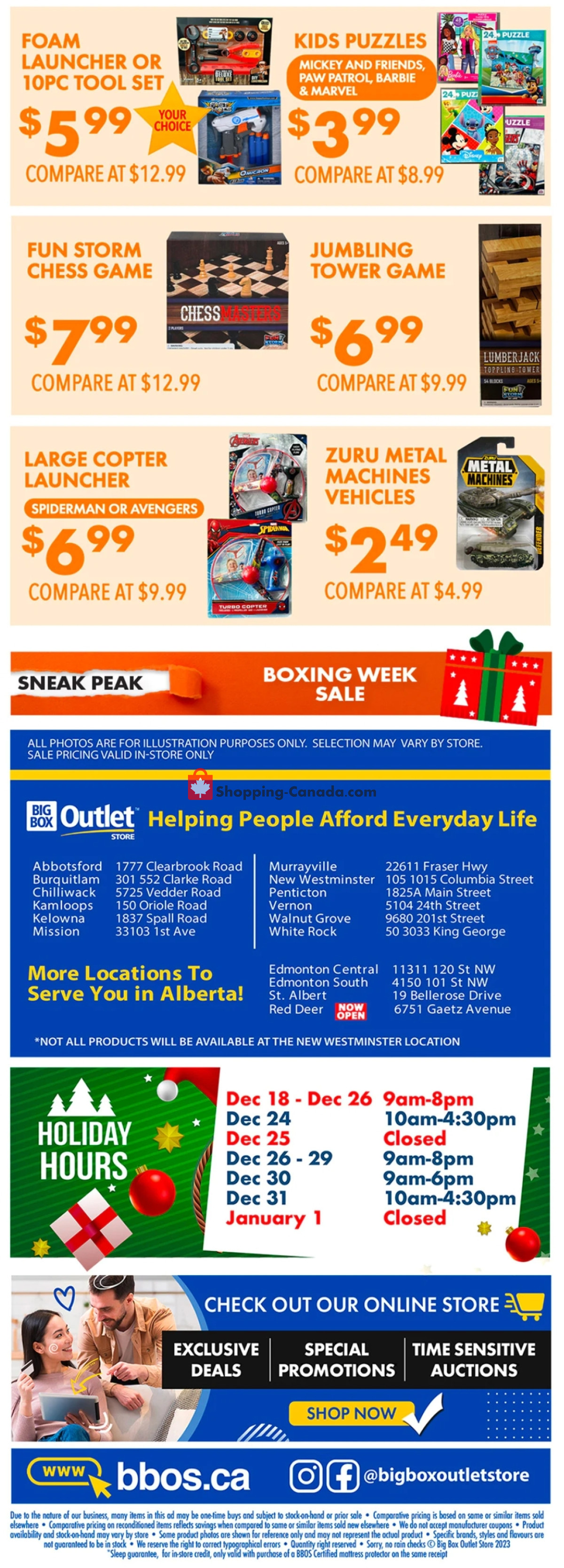 Big Box Outlet Store flyer from Monday December 18, 2023 to Sunday December 24, 2023 - page 8