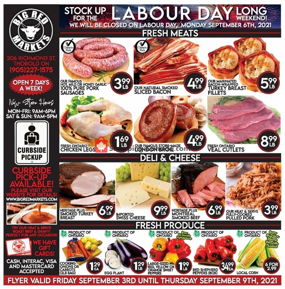 Big Red Markets flyer from Friday September 3, 2021 to Thursday September 9, 2021 - page 1