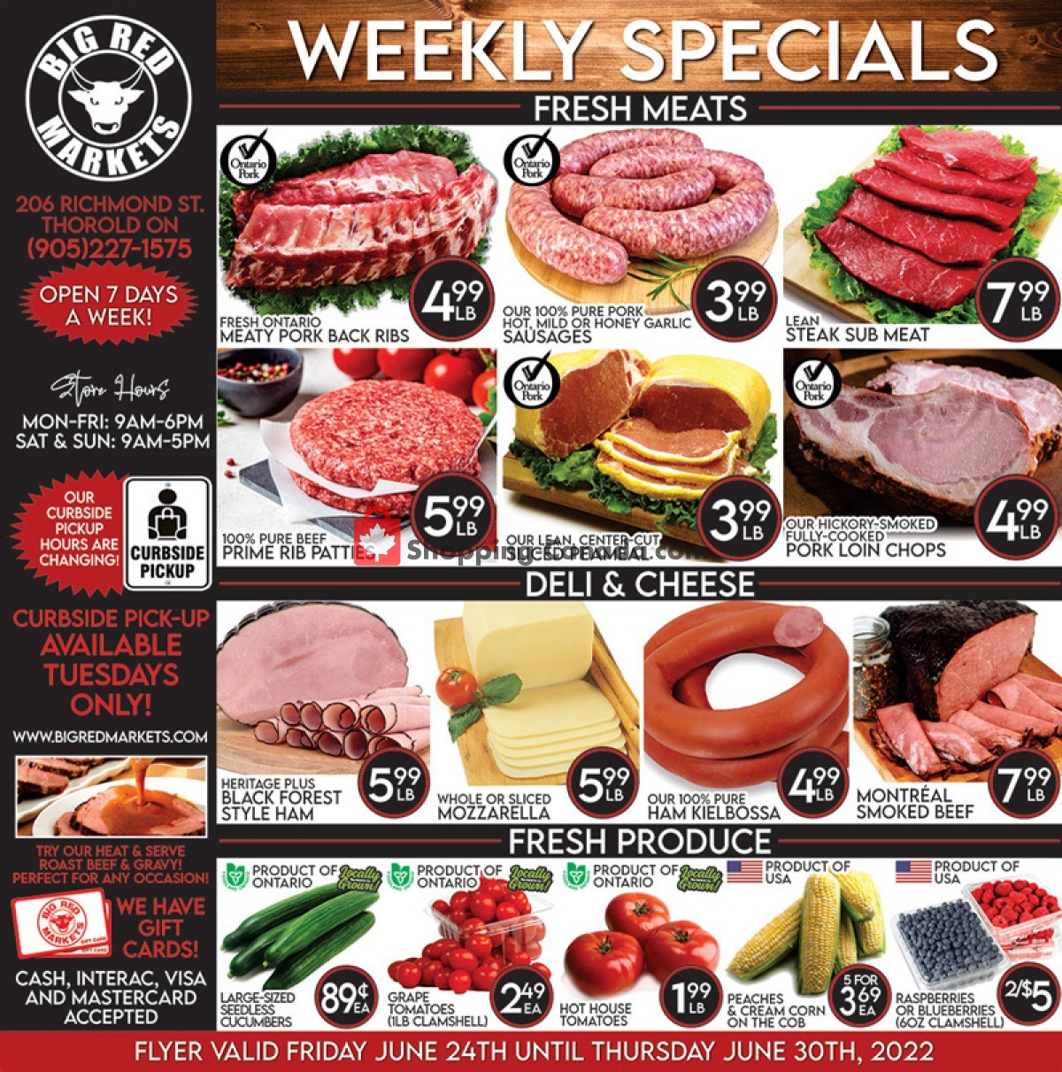 Big Red Markets flyer from Friday June 24, 2022 to Thursday June 30, 2022 - page 1