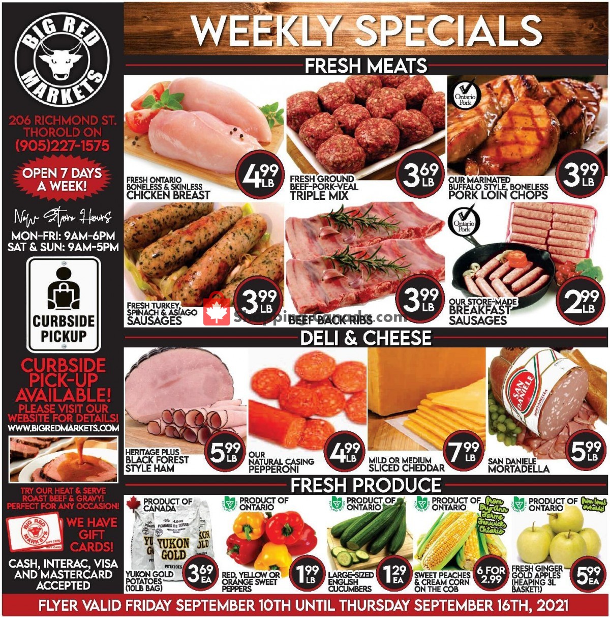 Big Red Markets flyer from Friday September 10, 2021 to Thursday September 16, 2021 - page 1