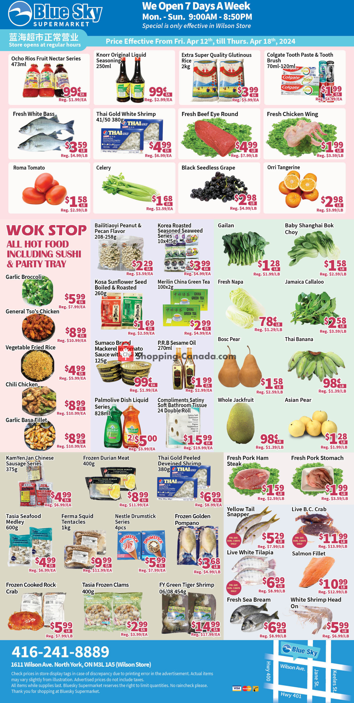 Blue Sky Supermarket flyer from Friday April 12, 2024 to Thursday April 18, 2024 - page 2